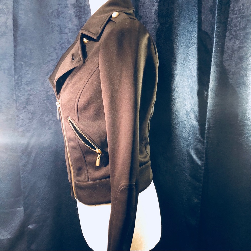 Bisou Bisou Light Black Moto jacket XS - Picture 2 of 3